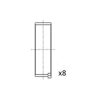 Coussinet de bielle FAI AutoParts BB2013-025