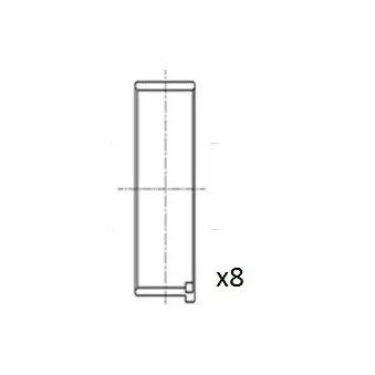 Coussinet de bielle FAI AutoParts BB2014-STD