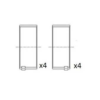 Coussinet de bielle FAI AutoParts BB2016-025