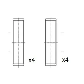 Coussinet de bielle FAI AutoParts BB2017-025