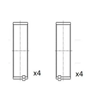 Coussinet de bielle FAI AutoParts BB2027-025