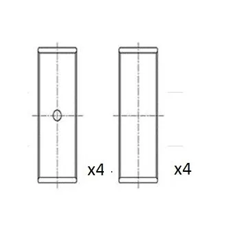 Coussinet de bielle FAI AutoParts BB2028-025