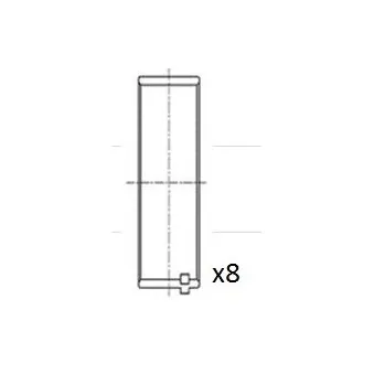 Coussinet de bielle FAI AutoParts BB2029-025