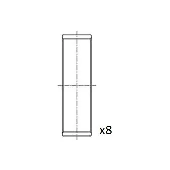Coussinet de bielle FAI AutoParts BB2034-050