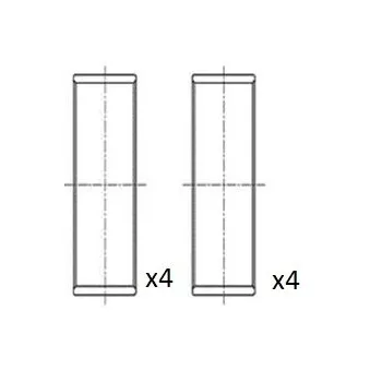 Coussinet de bielle FAI AutoParts BB2040-050