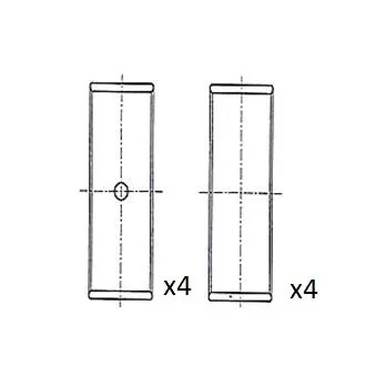 Coussinet de bielle FAI AutoParts BB2041-025