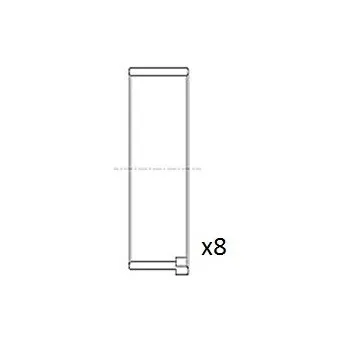 Coussinet de bielle FAI AutoParts BB2044-STD