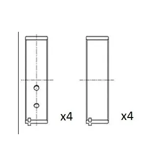 Coussinet de bielle FAI AutoParts BB2049-050