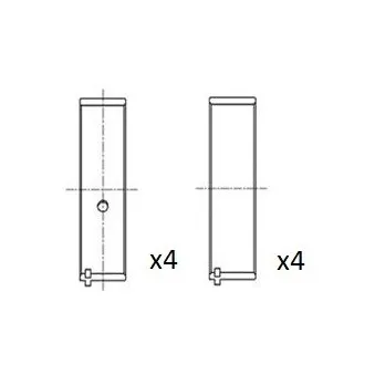 Coussinet de bielle FAI AutoParts BB2050-STD