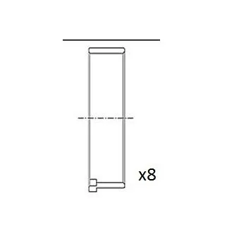 Coussinet de bielle FAI AutoParts BB2051-050