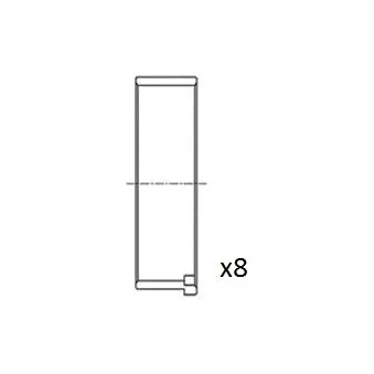 Coussinet de bielle FAI AutoParts BB2052-STD