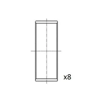 Coussinet de bielle FAI AutoParts BB2056-050