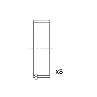 Coussinet de bielle FAI AutoParts BB2058-050