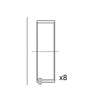 Coussinet de bielle FAI AutoParts BB2059-STD