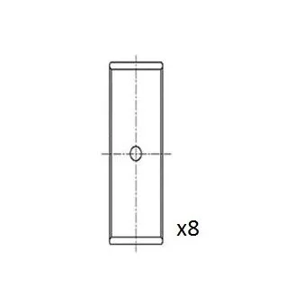 Coussinet de bielle FAI AutoParts BB2061-050