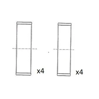 Coussinet de bielle FAI AutoParts BB2062-STD