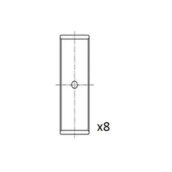 Coussinet de bielle FAI AutoParts BB2063-050
