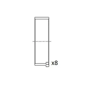 Coussinet de bielle FAI AutoParts BB2065-050