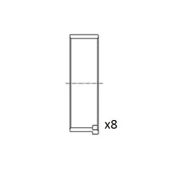 Coussinet de bielle FAI AutoParts BB2066-050