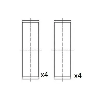 Coussinet de bielle FAI AutoParts BB2067-050