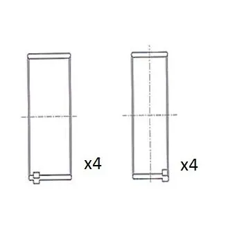 Coussinet de bielle FAI AutoParts BB2069-STD