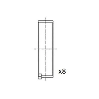 Coussinet de bielle FAI AutoParts BB2070-STD