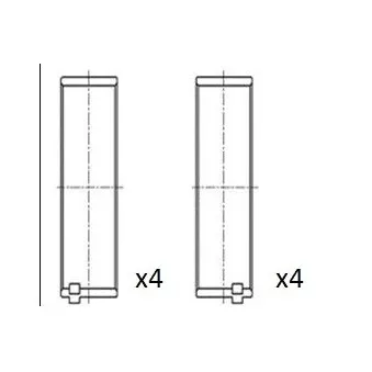Coussinet de bielle FAI AutoParts BB2071-050