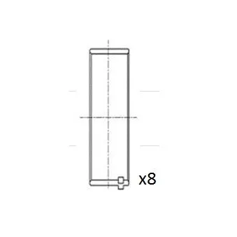 Coussinet de bielle FAI AutoParts BB2074-050