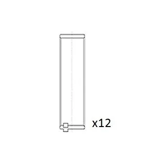 Coussinet de bielle FAI AutoParts BB2077-STD