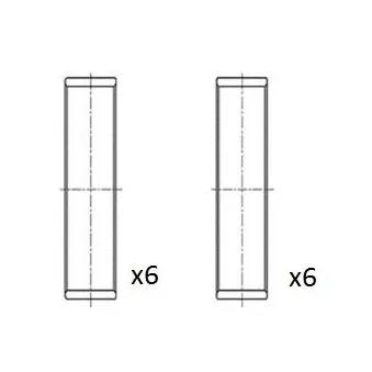 Coussinet de bielle FAI AutoParts BB2078-050