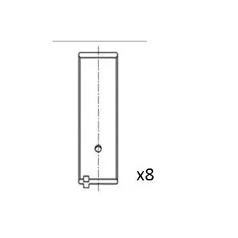 Coussinet de bielle FAI AutoParts BB2079-025