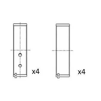 Coussinet de bielle FAI AutoParts BB2080-STD