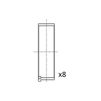 Coussinet de bielle FAI AutoParts BB2081-025