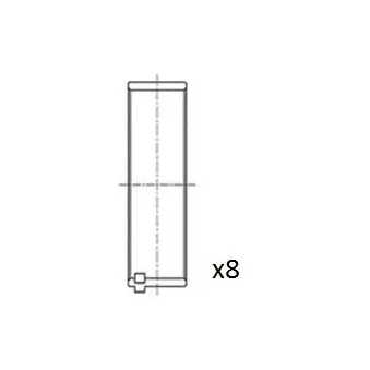 Coussinet de bielle FAI AutoParts BB2082-050