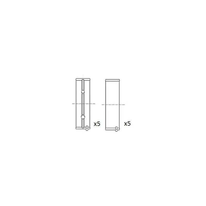 Coussinet de vilebrequin FAI AutoParts BM1001-050