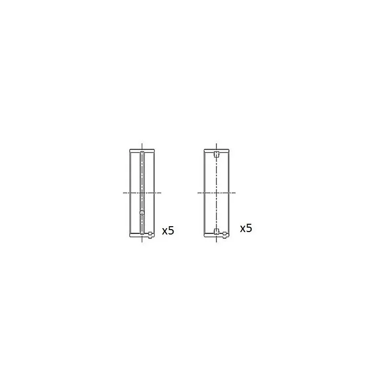 Coussinet de vilebrequin FAI AutoParts BM1004-025