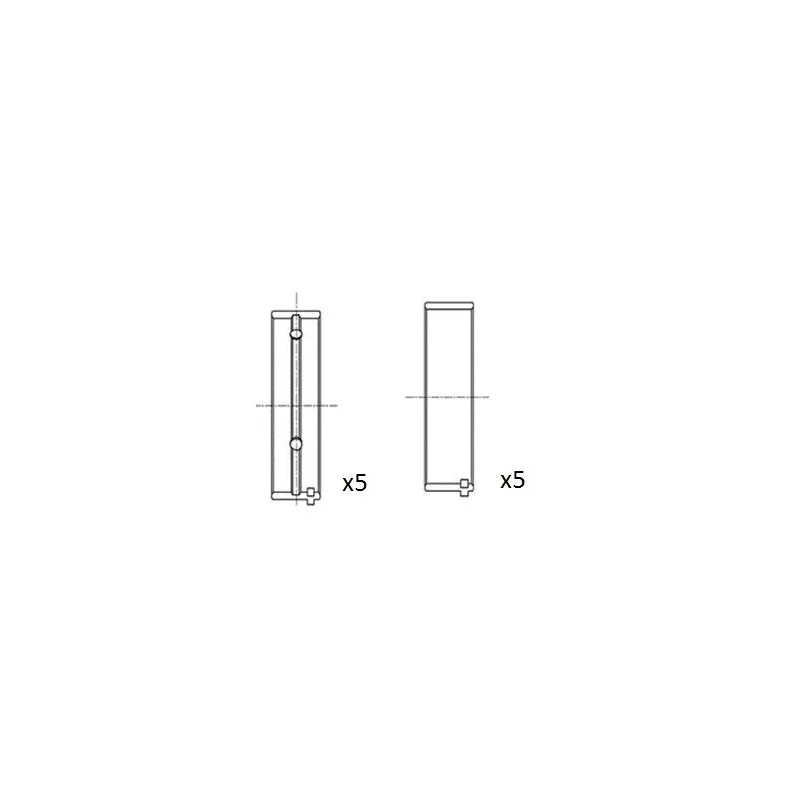 Coussinet de vilebrequin FAI AutoParts BM1006-050