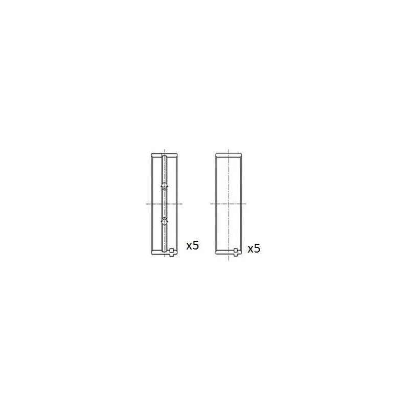 Coussinet de vilebrequin FAI AutoParts BM1011-050