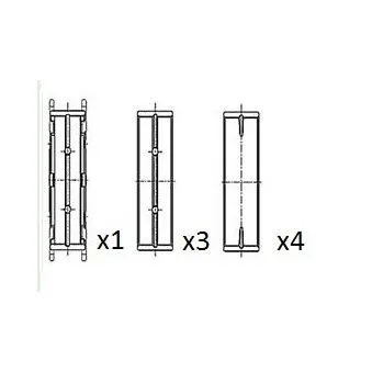 Coussinet de vilebrequin FAI AutoParts BM1012-025