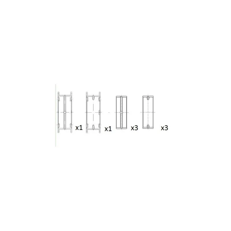 Coussinet de vilebrequin FAI AutoParts BM1013-025
