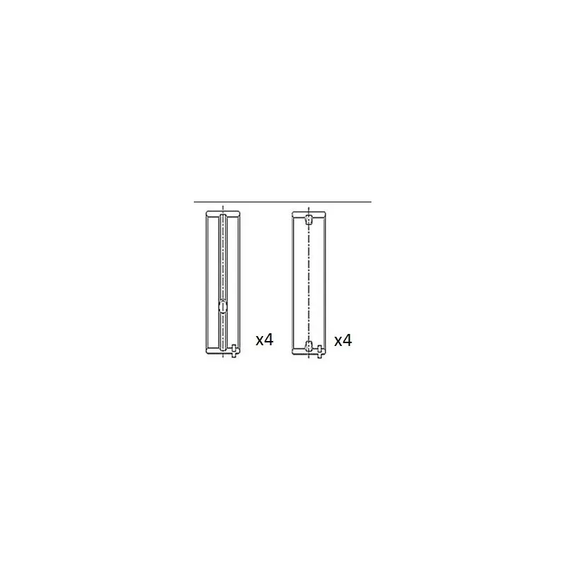 Coussinet de vilebrequin FAI AutoParts BM1014-025
