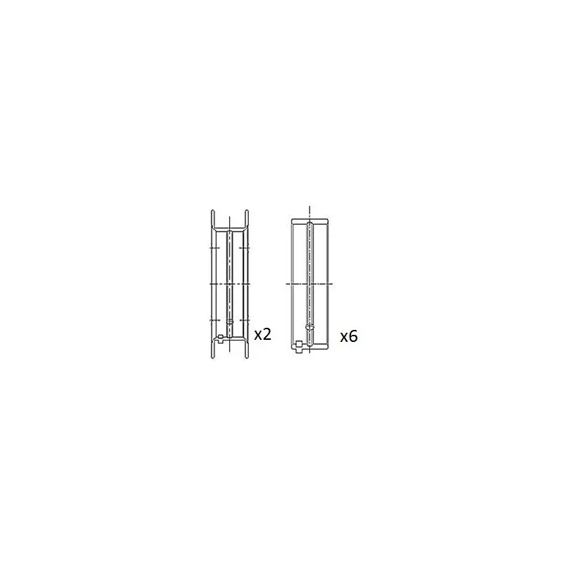 Coussinet de vilebrequin FAI AutoParts BM1016-025