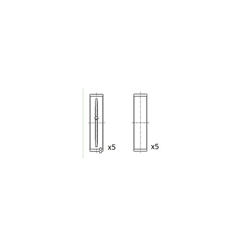 Coussinet de vilebrequin FAI AutoParts BM1019-050