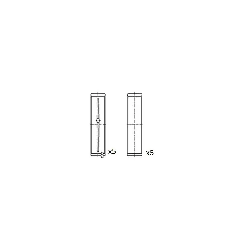Coussinet de vilebrequin FAI AutoParts BM1024-050