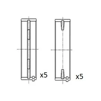 Coussinet de vilebrequin FAI AutoParts BM1026-010