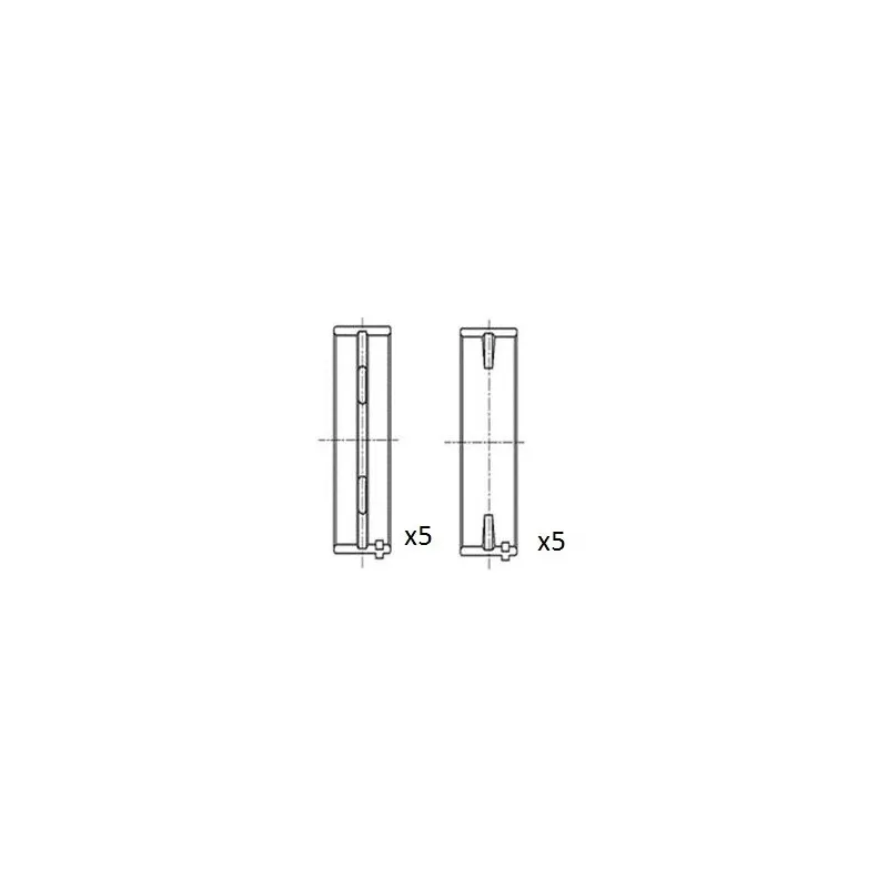 Coussinet de vilebrequin FAI AutoParts BM1026-STD