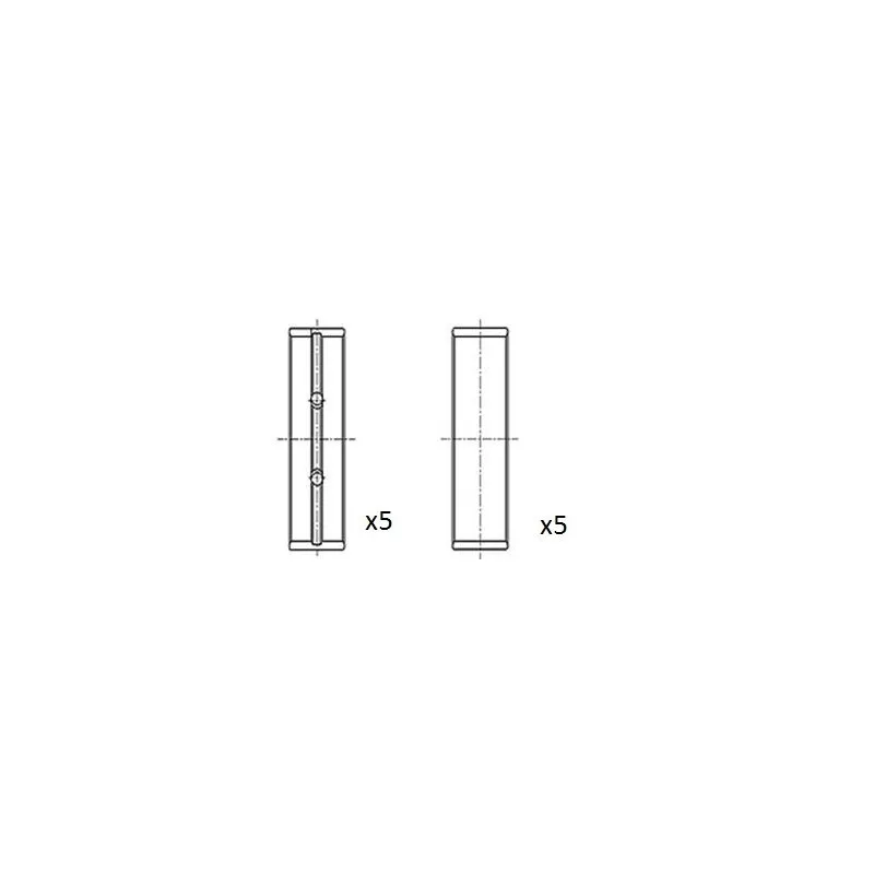 Coussinet de vilebrequin FAI AutoParts BM1027-025