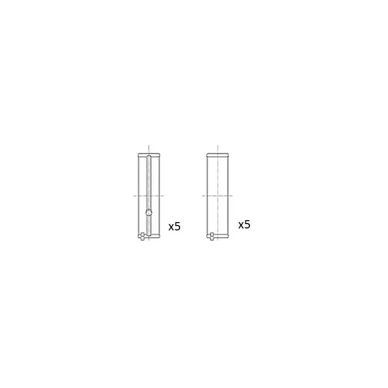 Coussinet de vilebrequin FAI AutoParts BM1038-STD