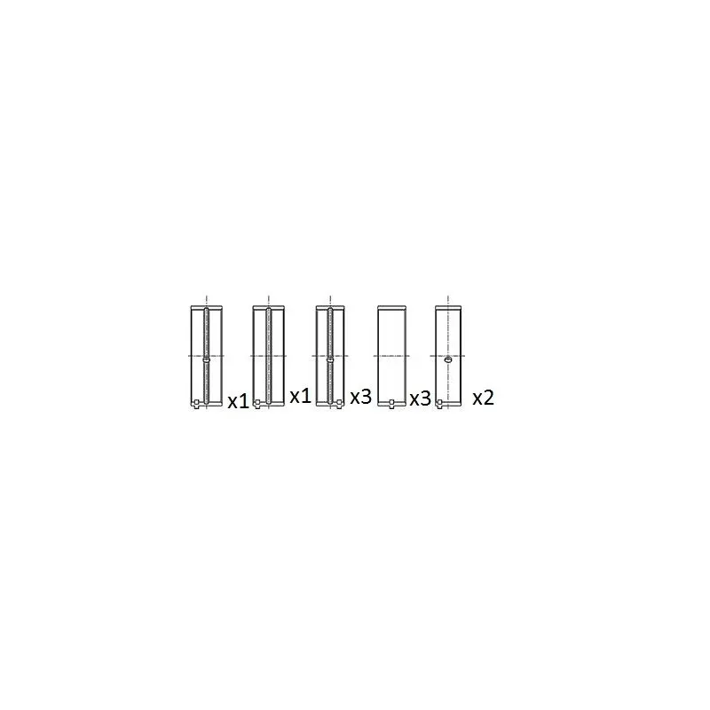 Coussinet de vilebrequin FAI AutoParts BM1039-025