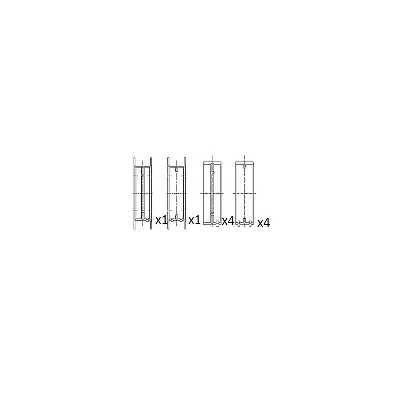 Coussinet de vilebrequin FAI AutoParts BM1040-025